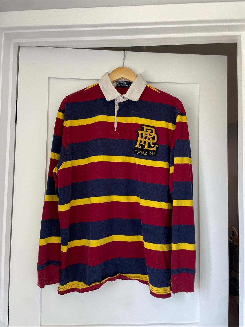 Polo by Ralph Lauren Striped Long-Sleeve OG RUGBY HEAVYWEIGHT 🚨